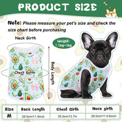 Saintrygo puppy shirts cartoon pattern for playful daily outings