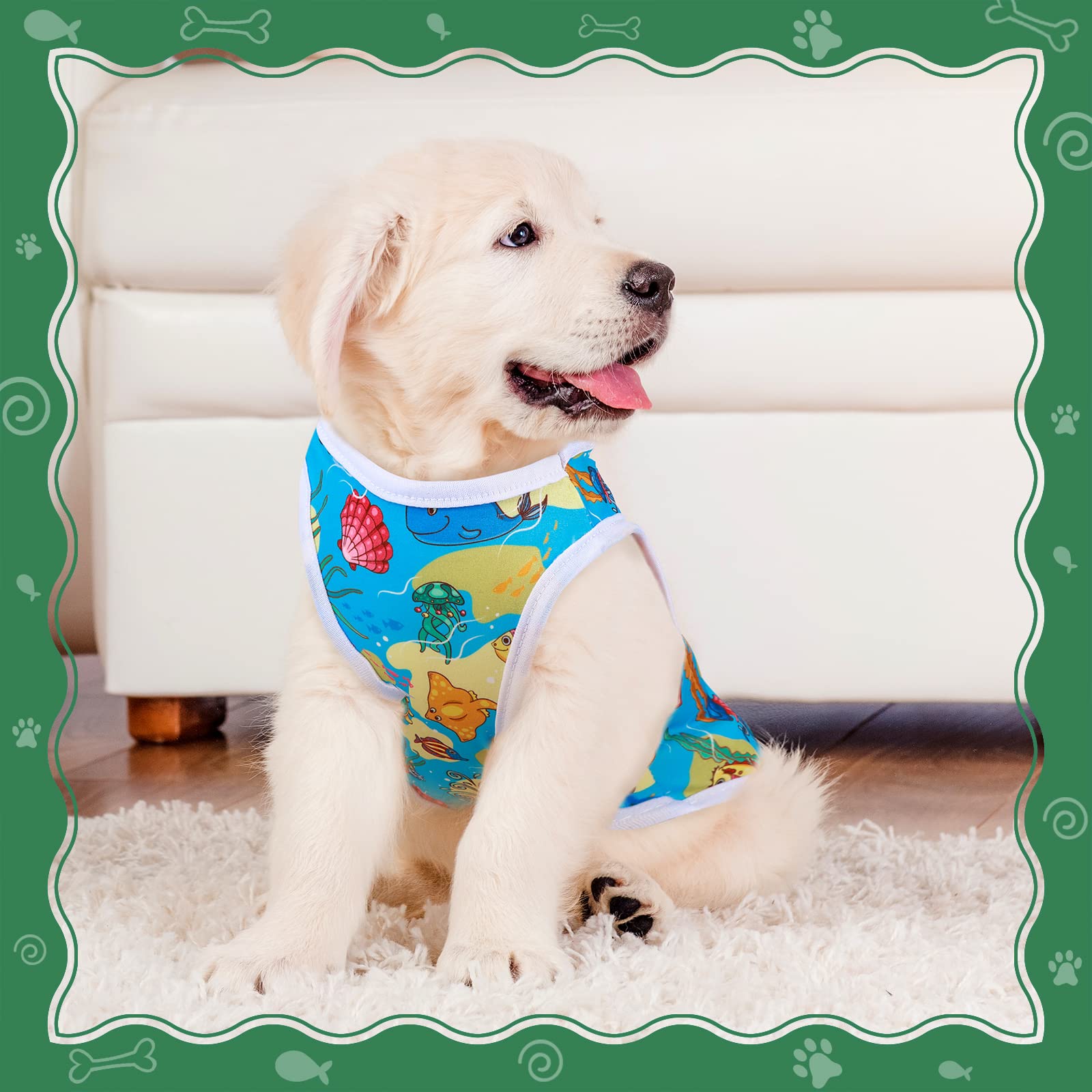 Saintrygo 10-piece pack of puppy shirts for easy wardrobe rotation