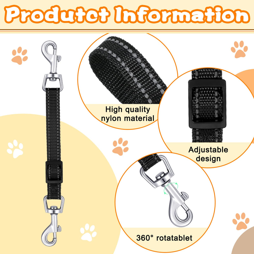Saintrygo safety clips reflective-nylon-strap enhances visibility for evening walks.