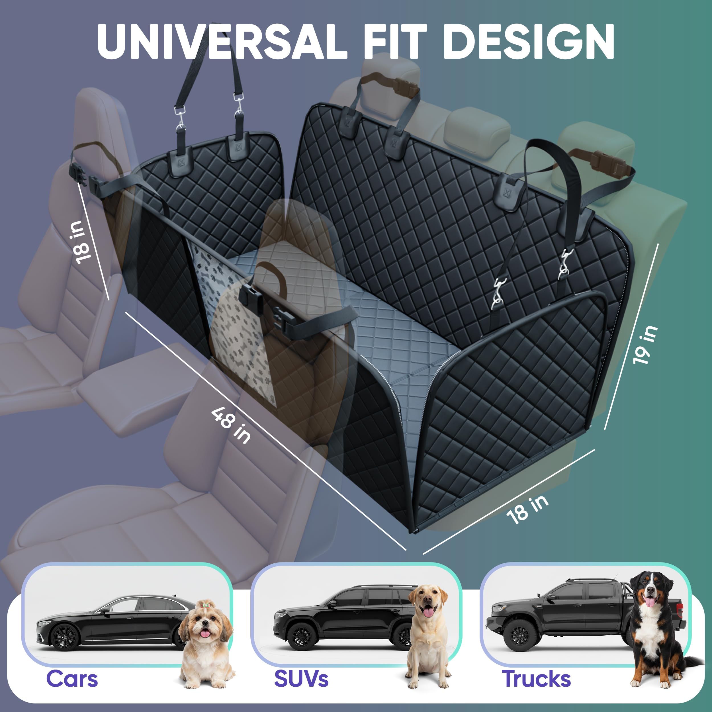 Sajoda breathable mesh window improves airflow for a cooler, calmer journey.