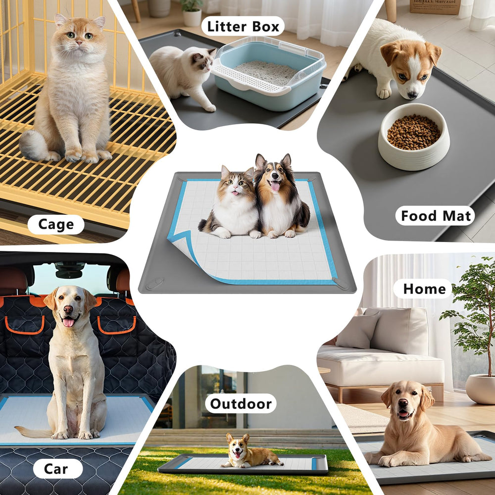 SAKAKI pee pad holder floor protection demonstrates leak prevention