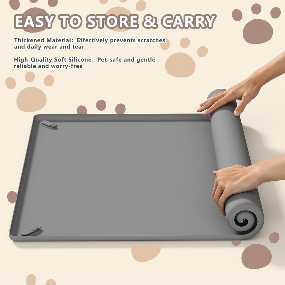 SAKAKI pad holder fits under food bowls or cages for convenience