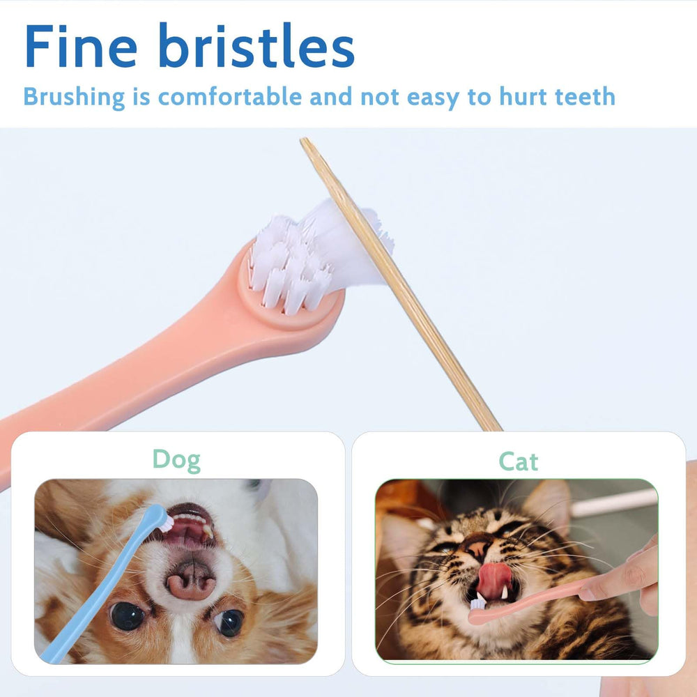 Salbsever lightweight plastic handle offers easy grip during brushing sessions