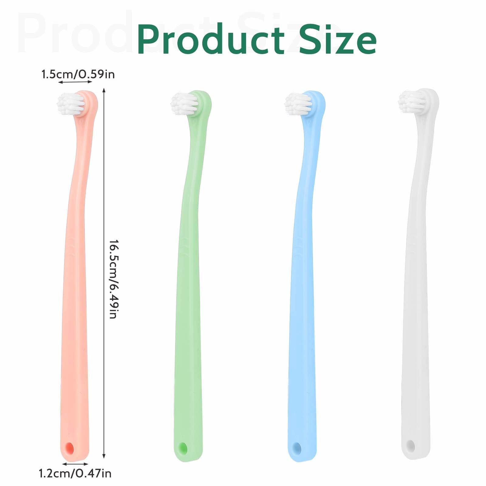 Salbsever pink pet toothbrush – easy grip for comfortable brushing sessions