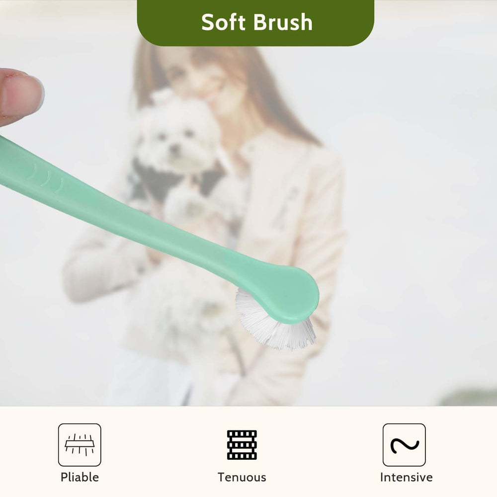 Salbsever plastic-handle toothbrush – lightweight grip for precise brushing