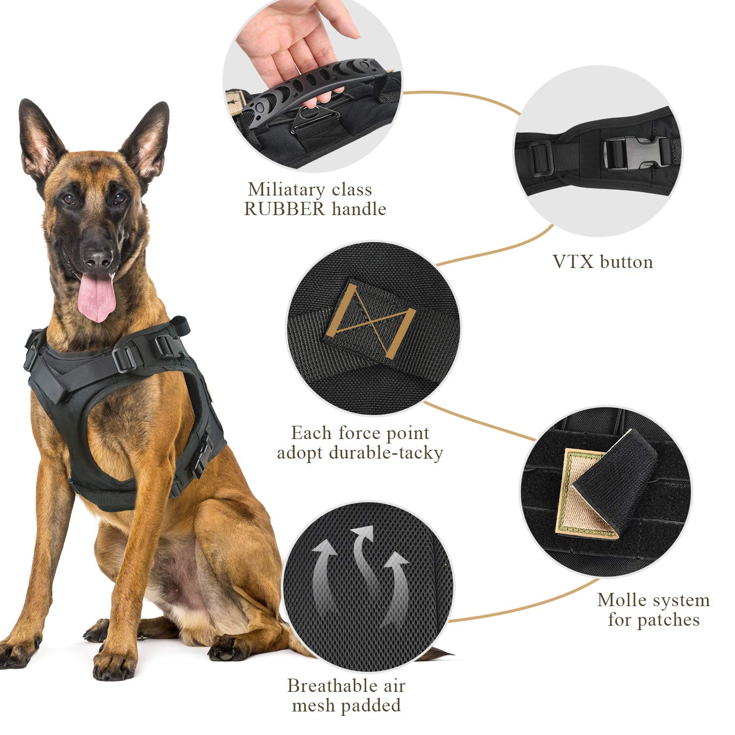 Salfse patch-ready vest ships with two patches for customization