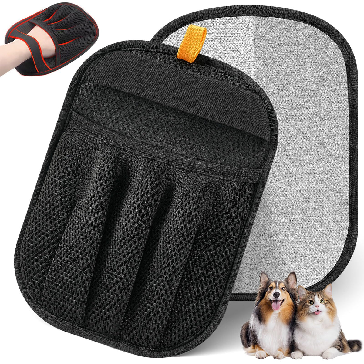 Salhap guante quita pelo de gatos y perros para ropa y muebles