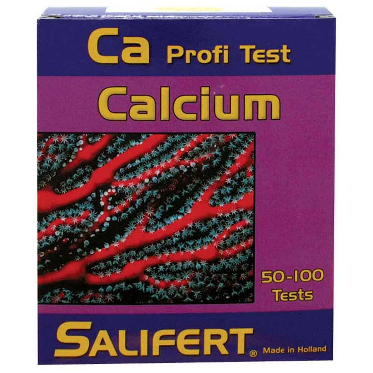 Salifert Calcium Test Kit front view shows reliable calcium level readings for reef aquariums