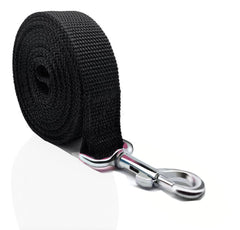 SALO Nylon Dog Leash 5ft Black offers extra reach for comfortable jogging sessions