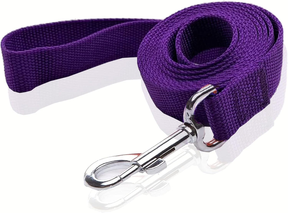 SALO nylon dog leash 8ft closeup nylon fabric for durability and soft grip.