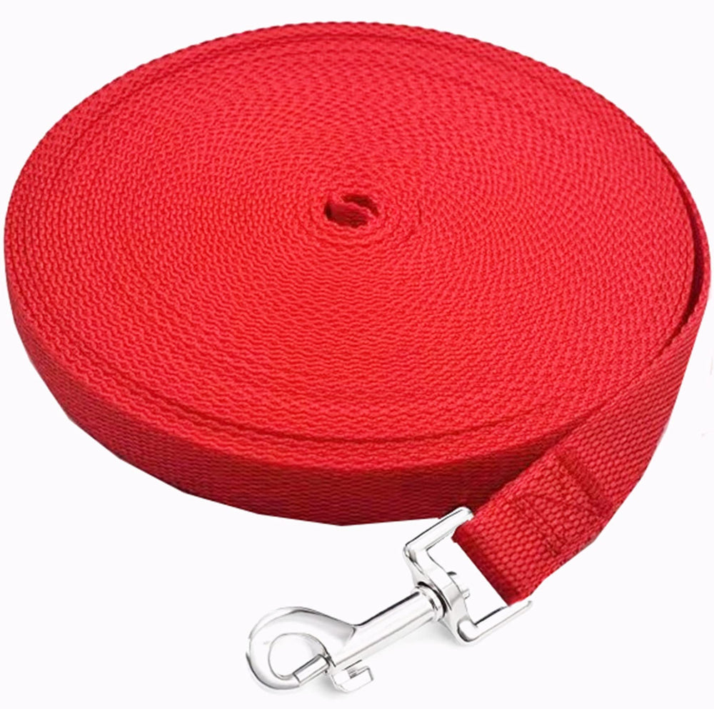SALO nylon training leash 50ft gives dogs more sniffing space during hikes