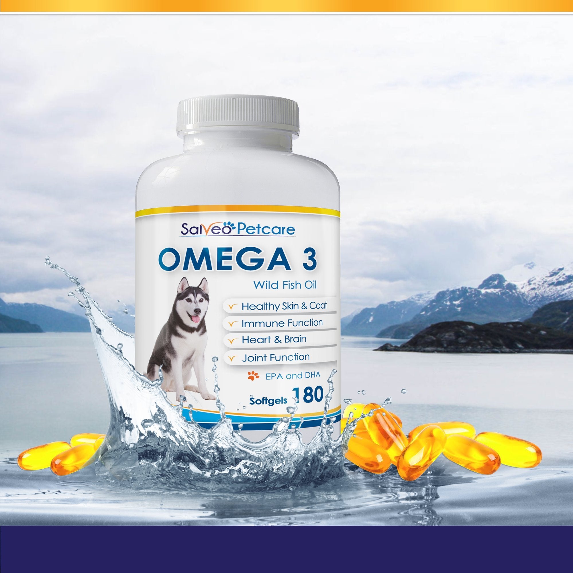 Salveo Petcare Omega 3 for Dogs no fishy smell for easier administration.