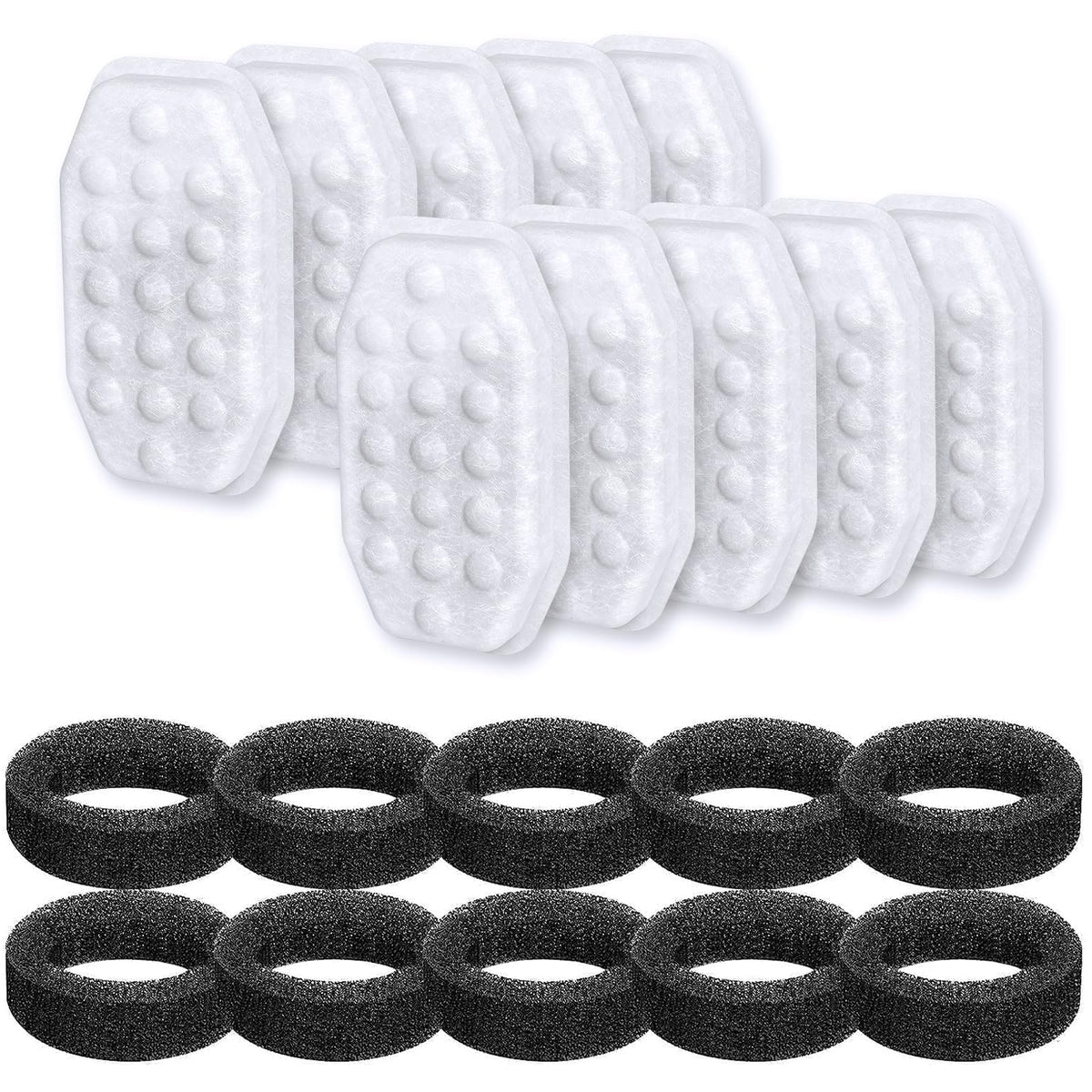 Samanija replacement filter pack for cat fountains delivers cleaner water.