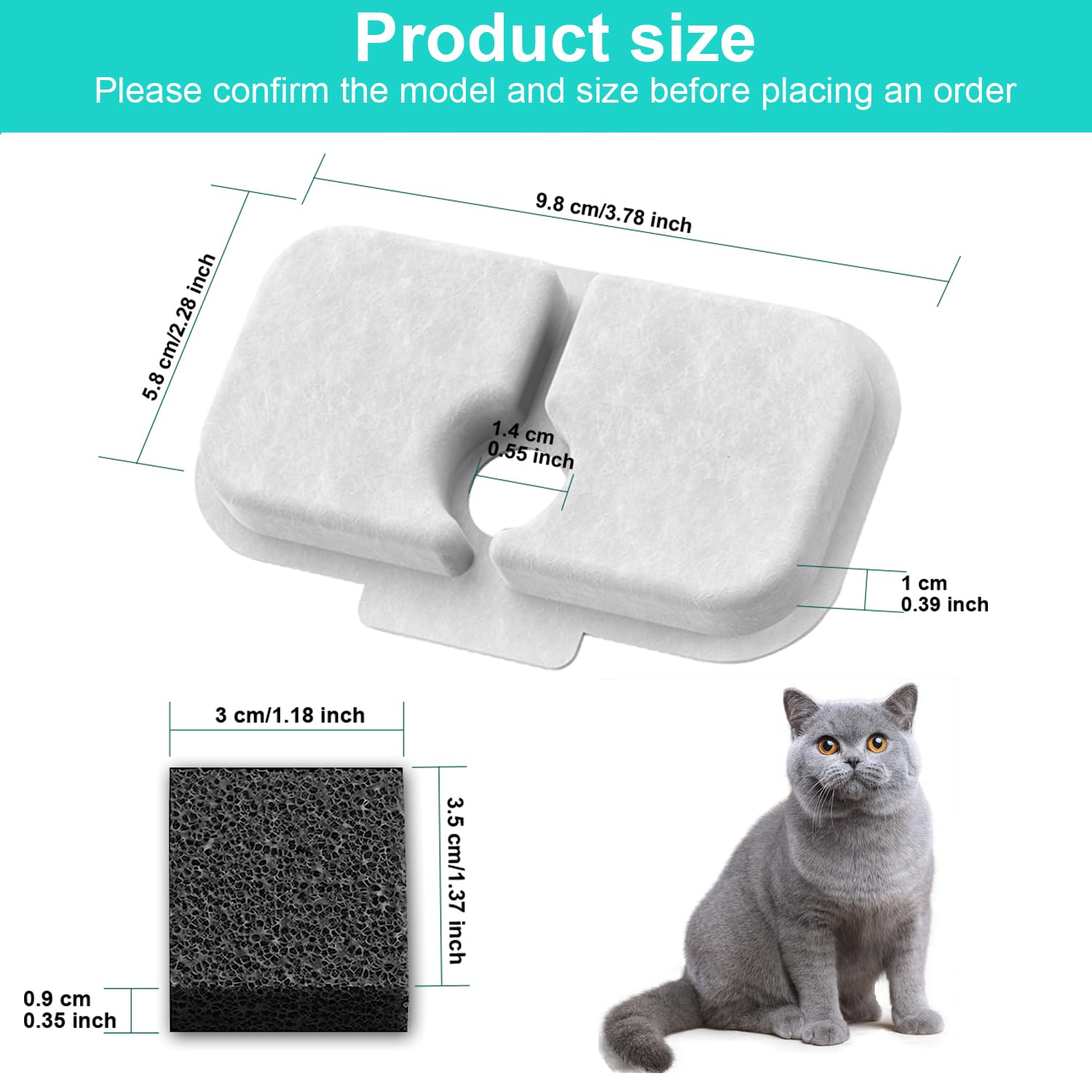 SAMANIJA pre-filter sponges included for extended pump life.