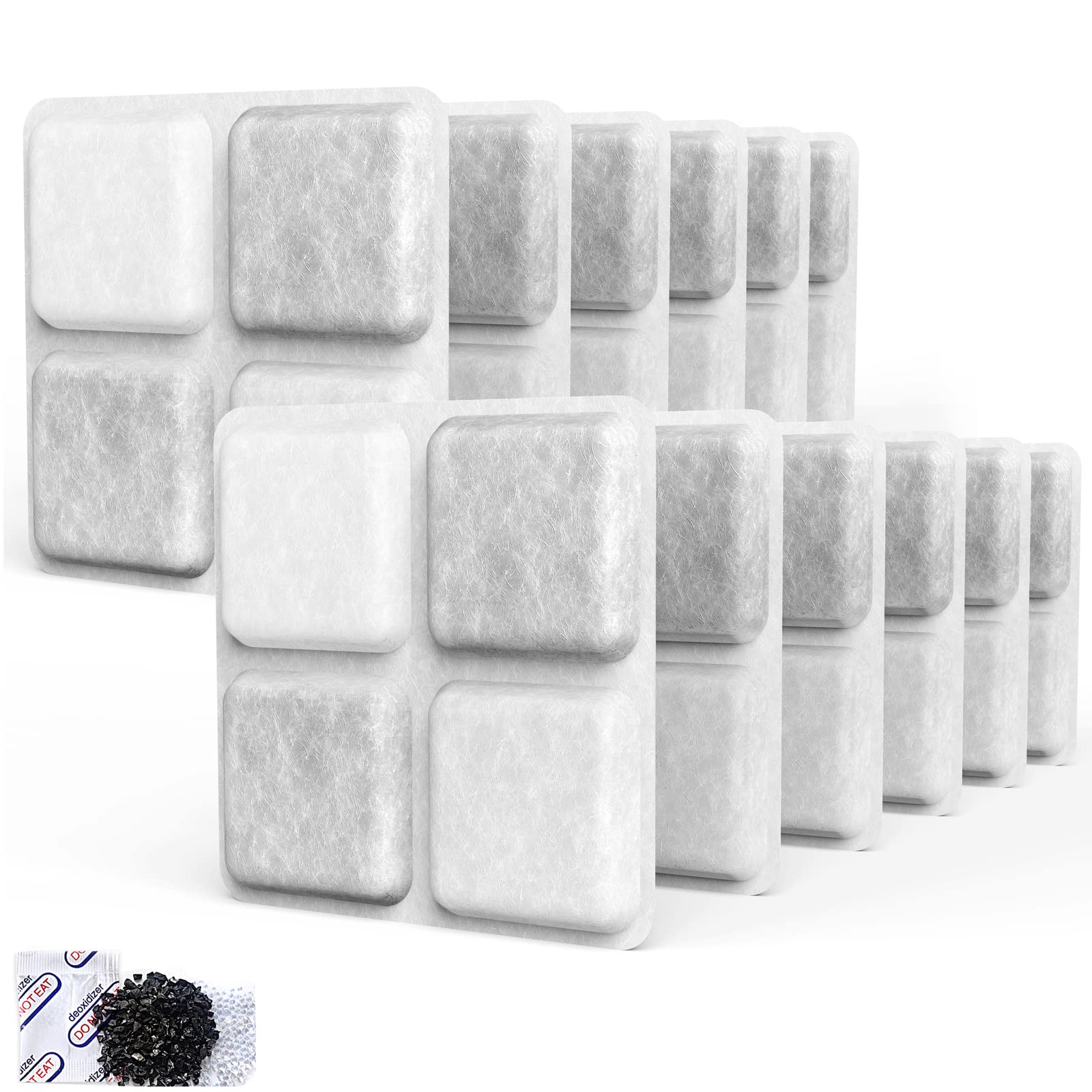 SAMANIJA desiccant bag 12-pack packaging keeps pet food fresh and dry during storage.