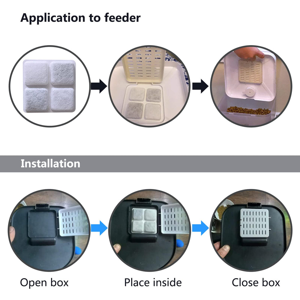 SAMANIJA desiccant helps keep dry pet food, avoiding clumps and spoilage.