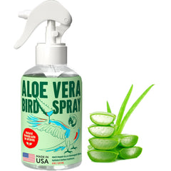 Samorillo Aloe Vera Bird Spray bottle front for safe hydration and feather care.