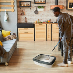 Sand Dipper adjustable reach scoop extends from 29 to 41 inches for comfortable use.