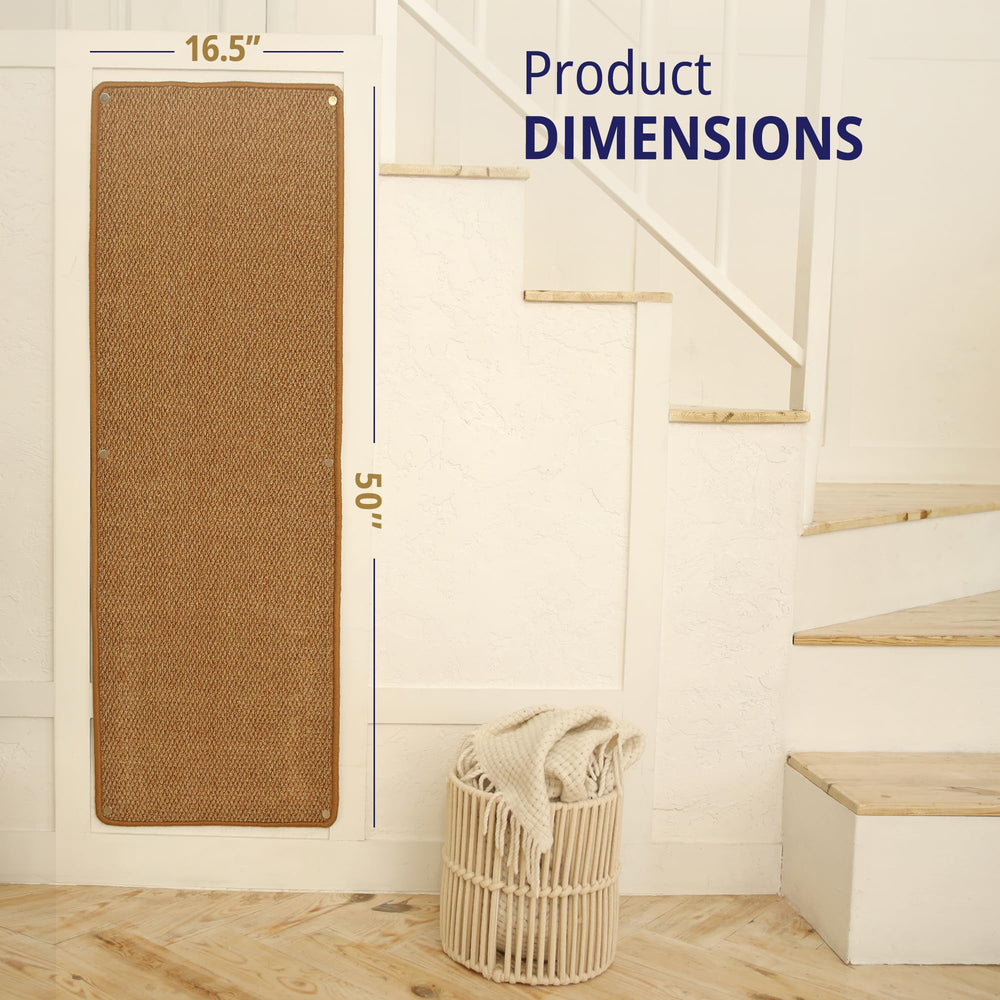 SANDPEAK cat wall-climbing carpet side angle demonstrates flexible installation in tight spaces.