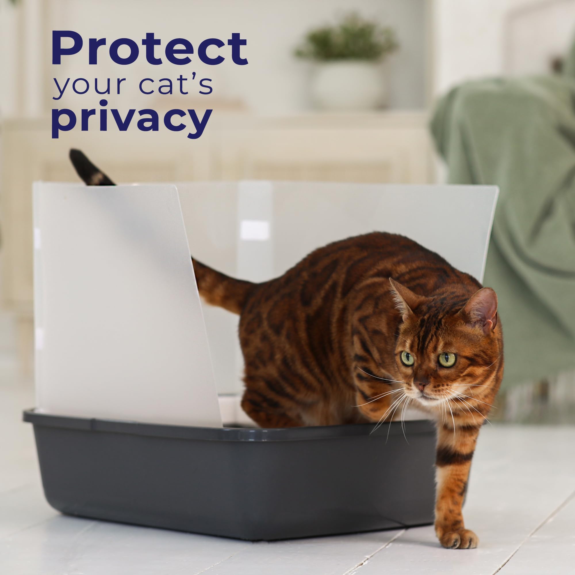 SANDPEAK easy-clean urine stain panels being wiped clean