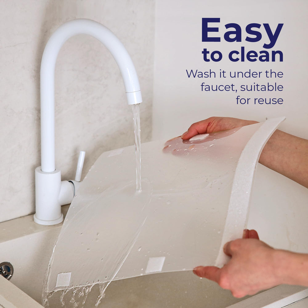 SANDPEAK multi-purpose litter box protector ready for corner setup