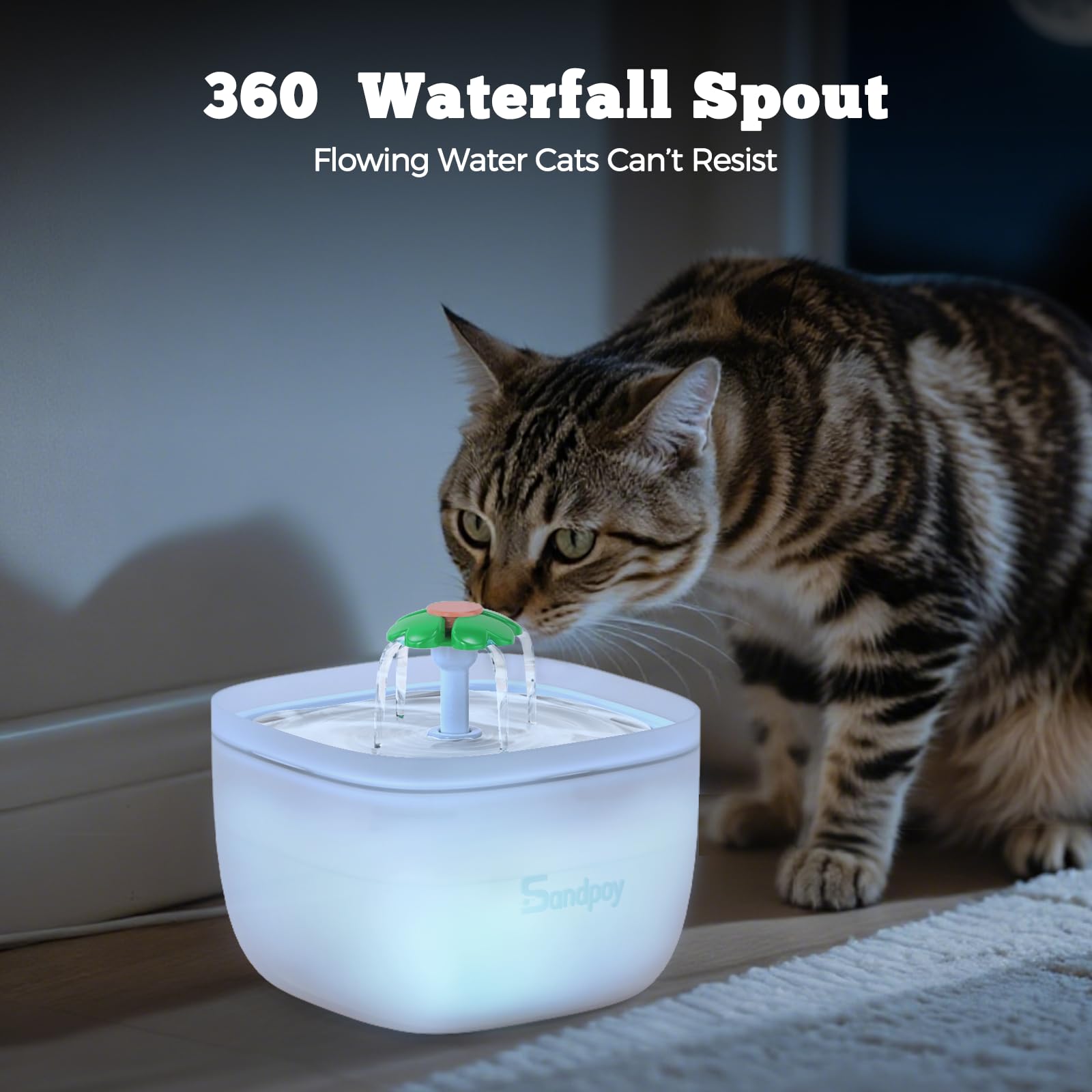 Sandpoy FW1 dual power supply ensures operation during outages.