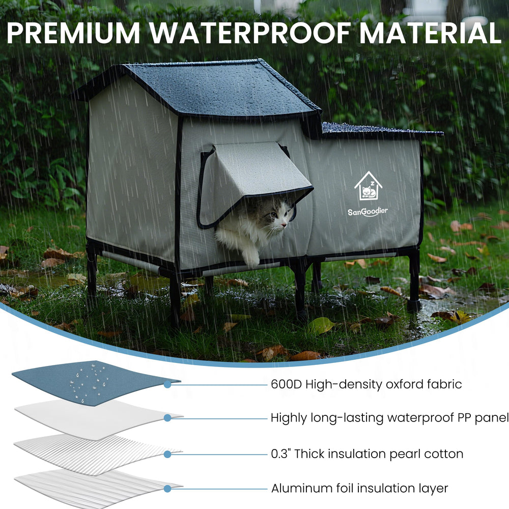 Sangoodier insulation layer with aluminum foil creates warm microclimate.