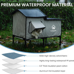 Sangoodier insulation layer with aluminum foil creates warm microclimate.