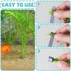 SANJHFF aquarium plant weights in tank stabilizing live plants.