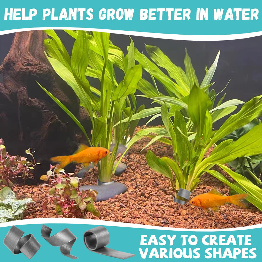 SANJHFF aquarium plant weights metal material ensures rust resistance and water safety.