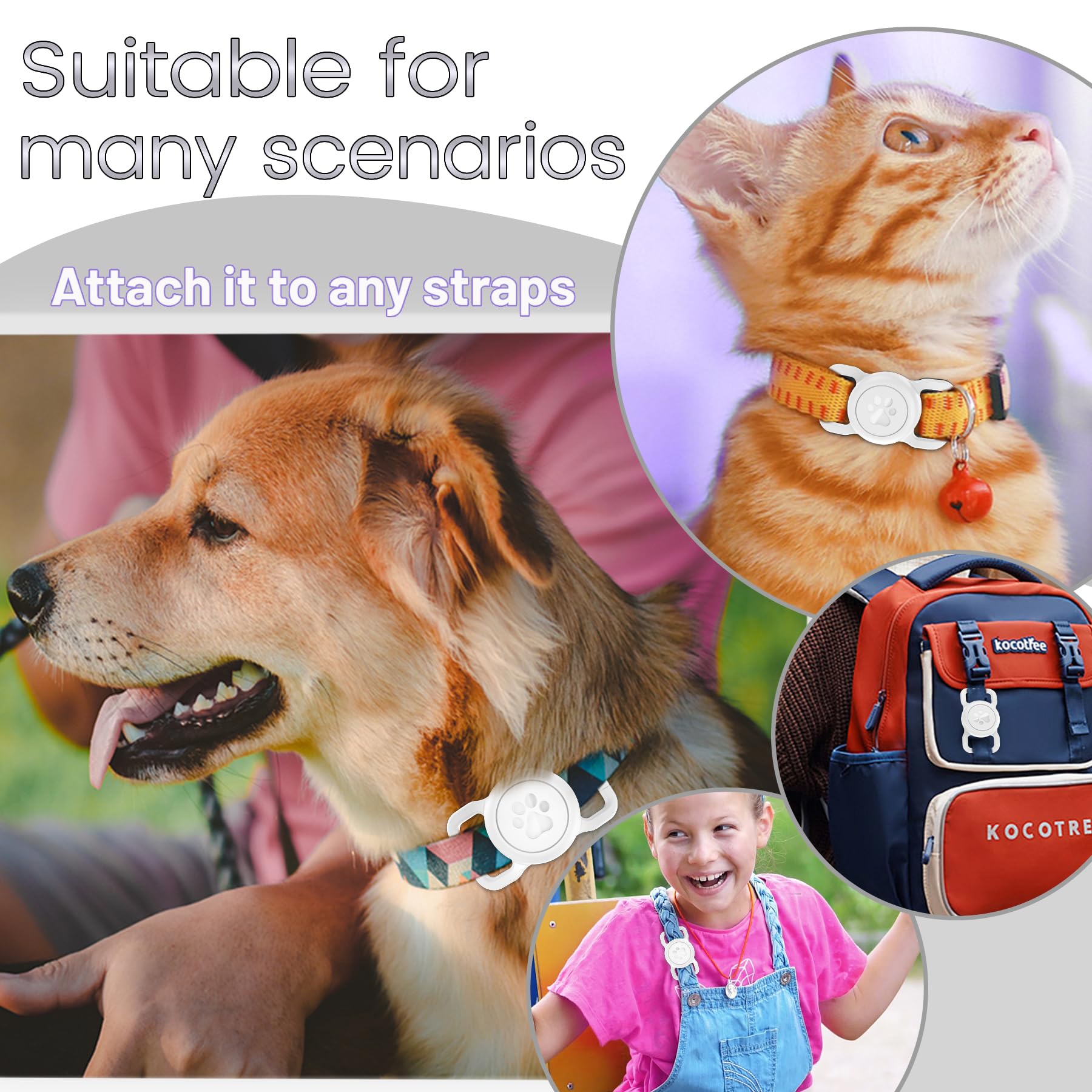 SANKALA compact Airtag holder stays secure and easy to thread.