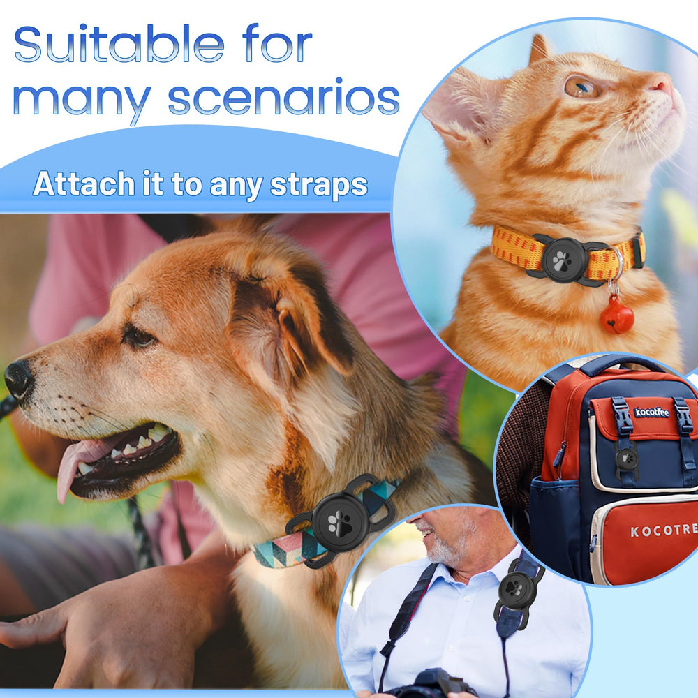 SANKALA Airtag Dog Collar Holder compact design for subtle tracking