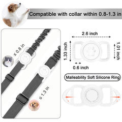 Soft silicone SANKALA Airtag holder provides full-body protection and easy wear.