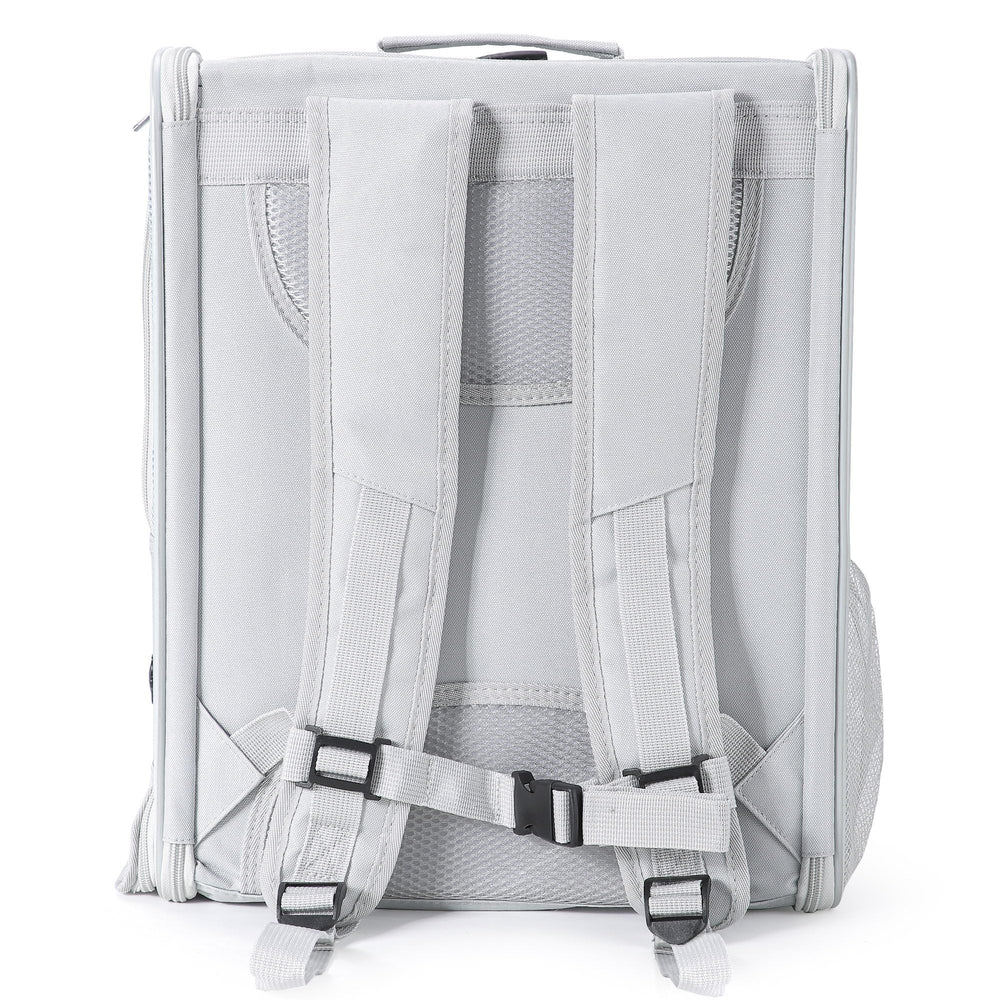 Sanmoncare Bird Backpack Carrier stand feature enables convenient setup on the go.