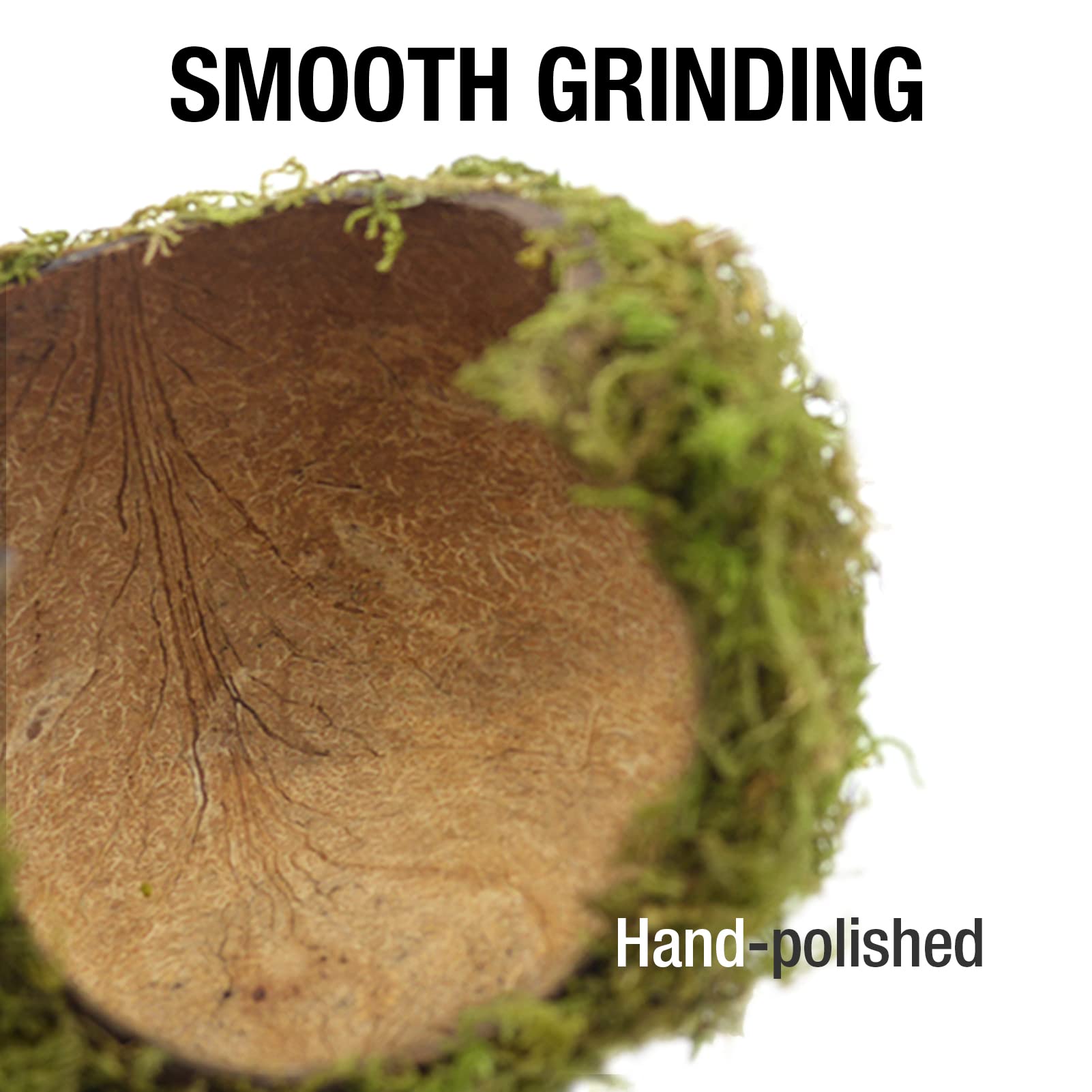 SanmooAio hideout close-up shows smooth polished surface reducing risk of injury.