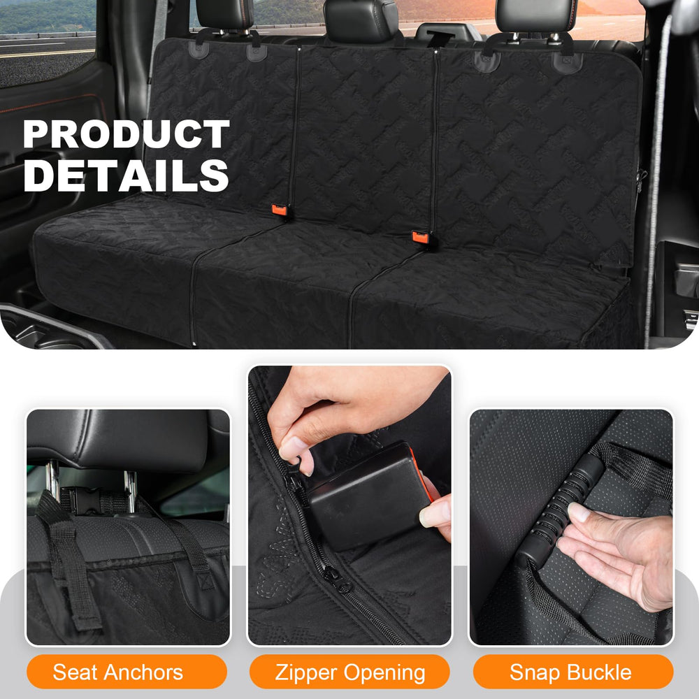 Sanqitara seat cover is easy to clean with quick wipe-down after trips.