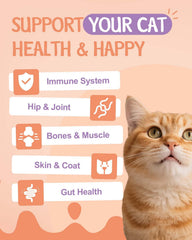 SANTKOL Collagen for Cats joints support with MSM and hyaluronic acid