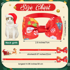 Sanwuta Christmas dog bandana elk pattern festive accessory for gatherings