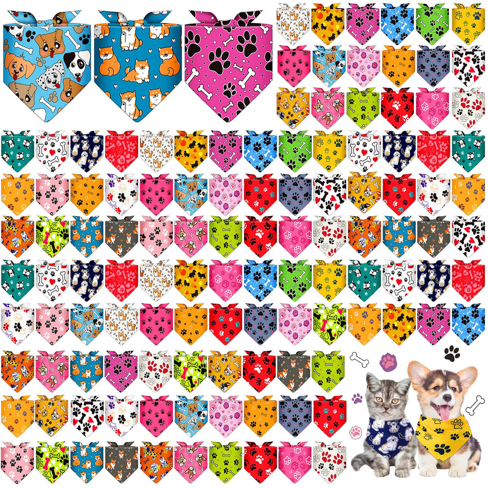 Sanwuta dog bandanas 120 pcs packaging for daily styling and photo-ready looks.