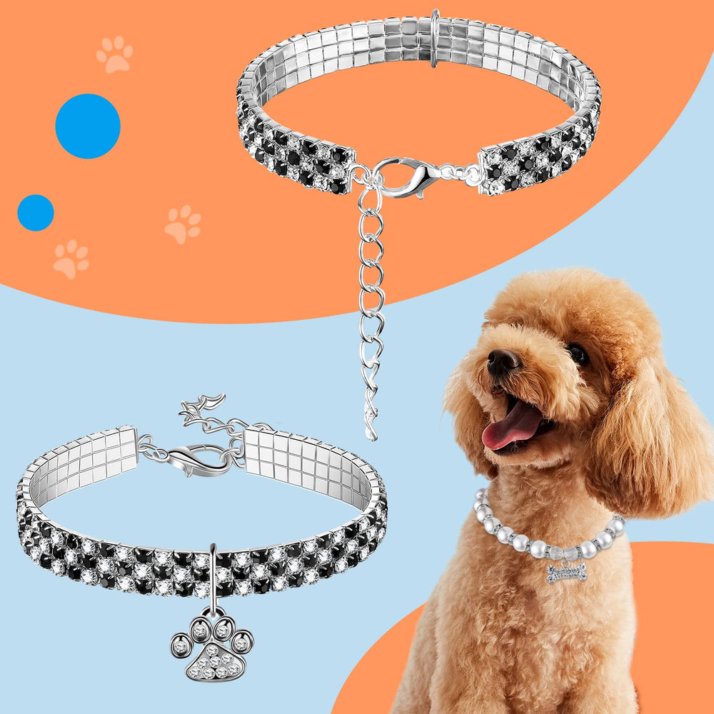 Sanwuta small pet collar with adjustable clasp for easy, secure fit.