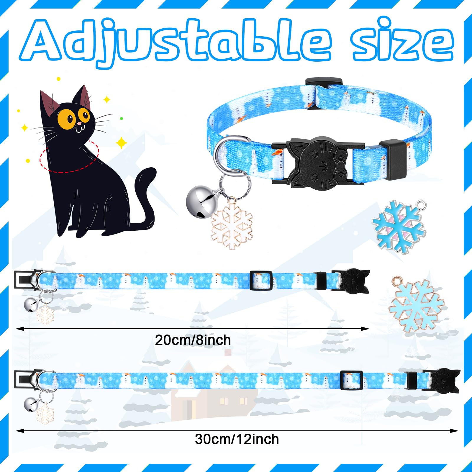 Sanwuta nylon winter collar closeup showing lightweight comfort and bells.