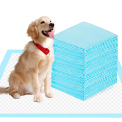 SAP FRIENDLY 28x34 dog pee pad side view with six-layer protection.