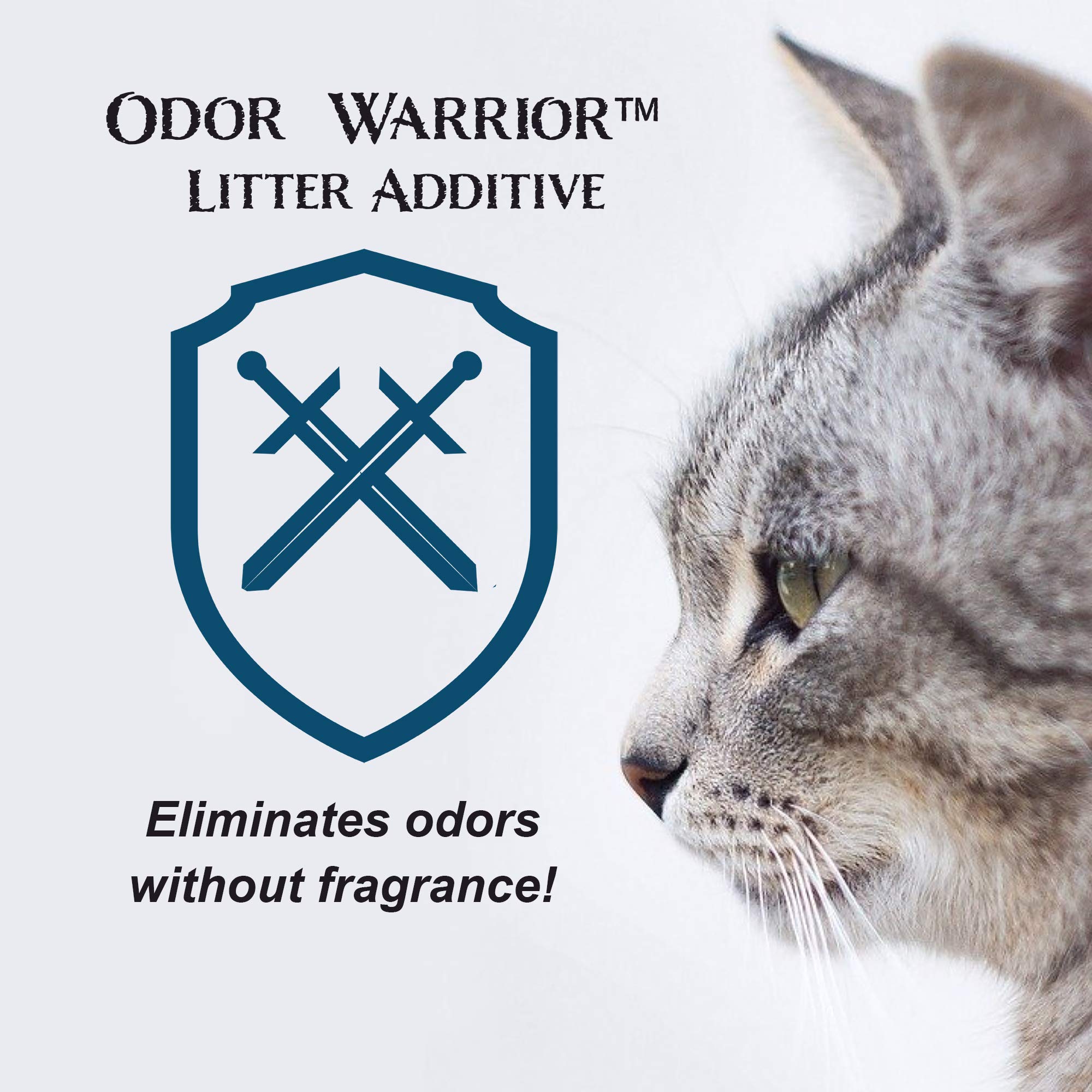 Sapphire Labs activated carbon absorption demonstrates strong odor control for litter boxes.