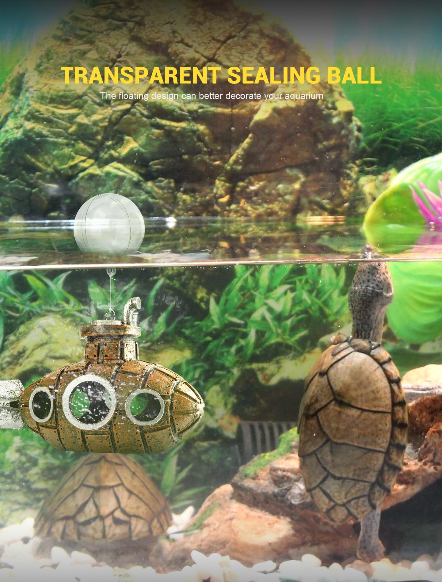 SARDVISA elastic crystal wire enables precise float positioning for a dynamic display.