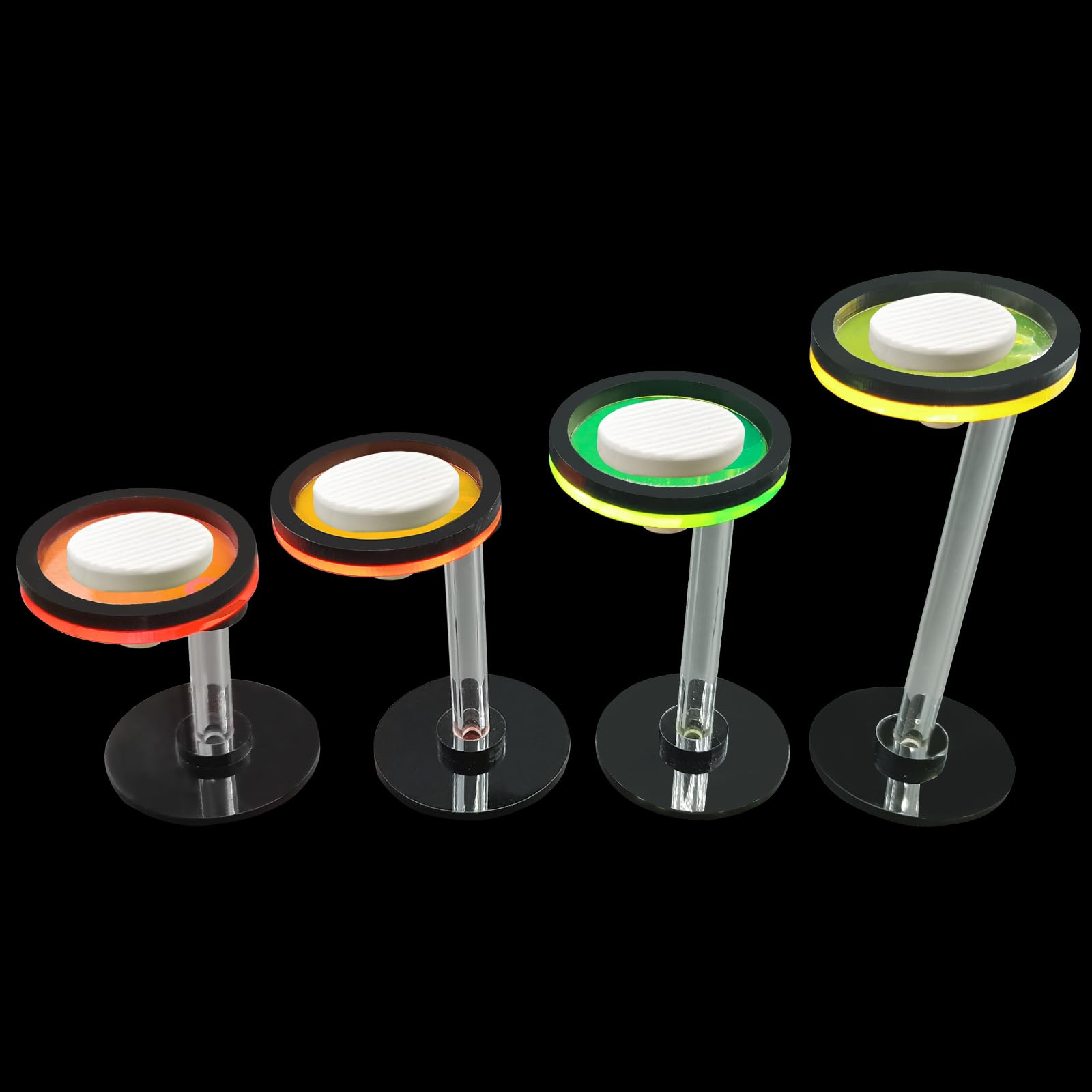 Saricho frag bracket assembly presents multi-piece coral frags neatly