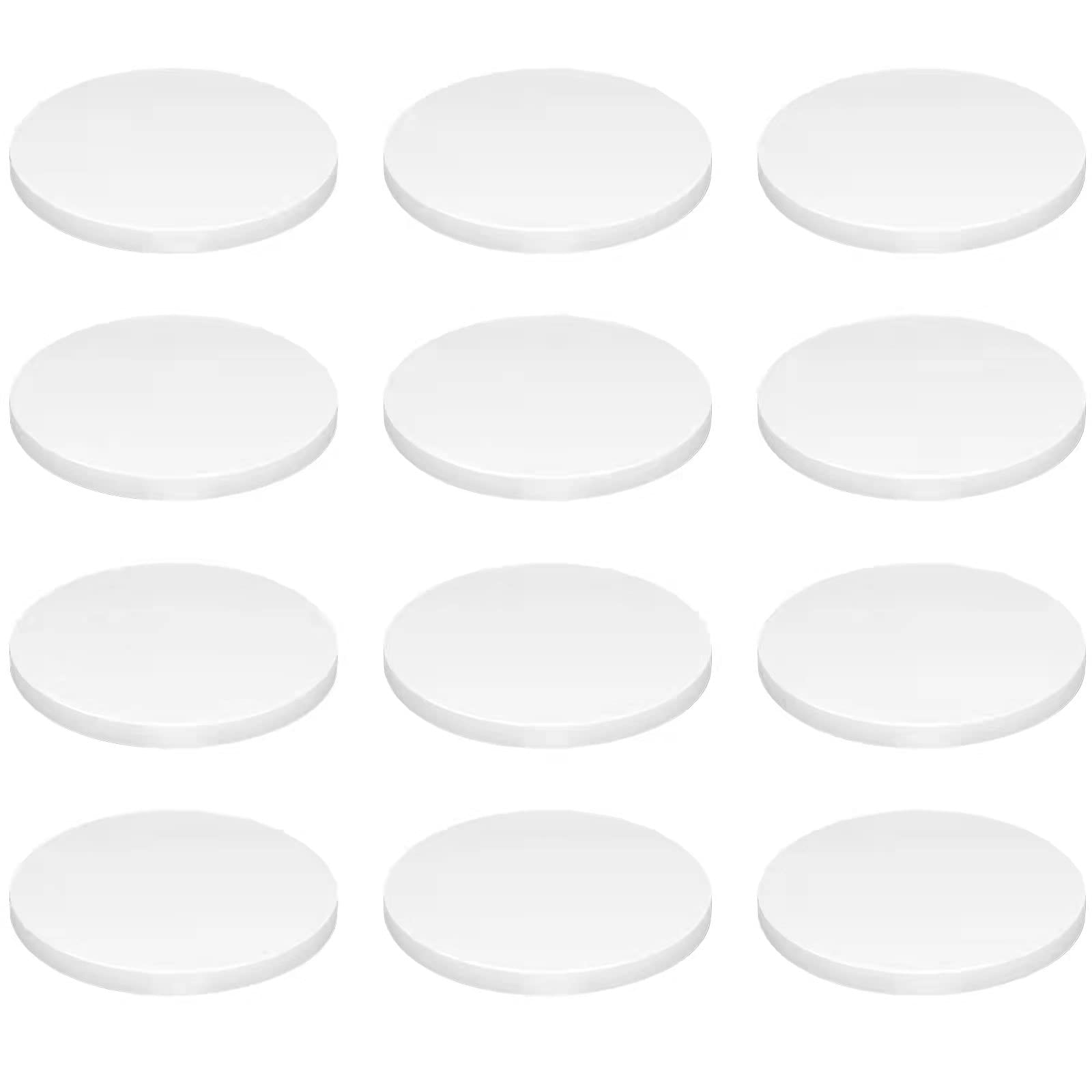 Saricho white ceramic coral frag plug round base for stable attachment.