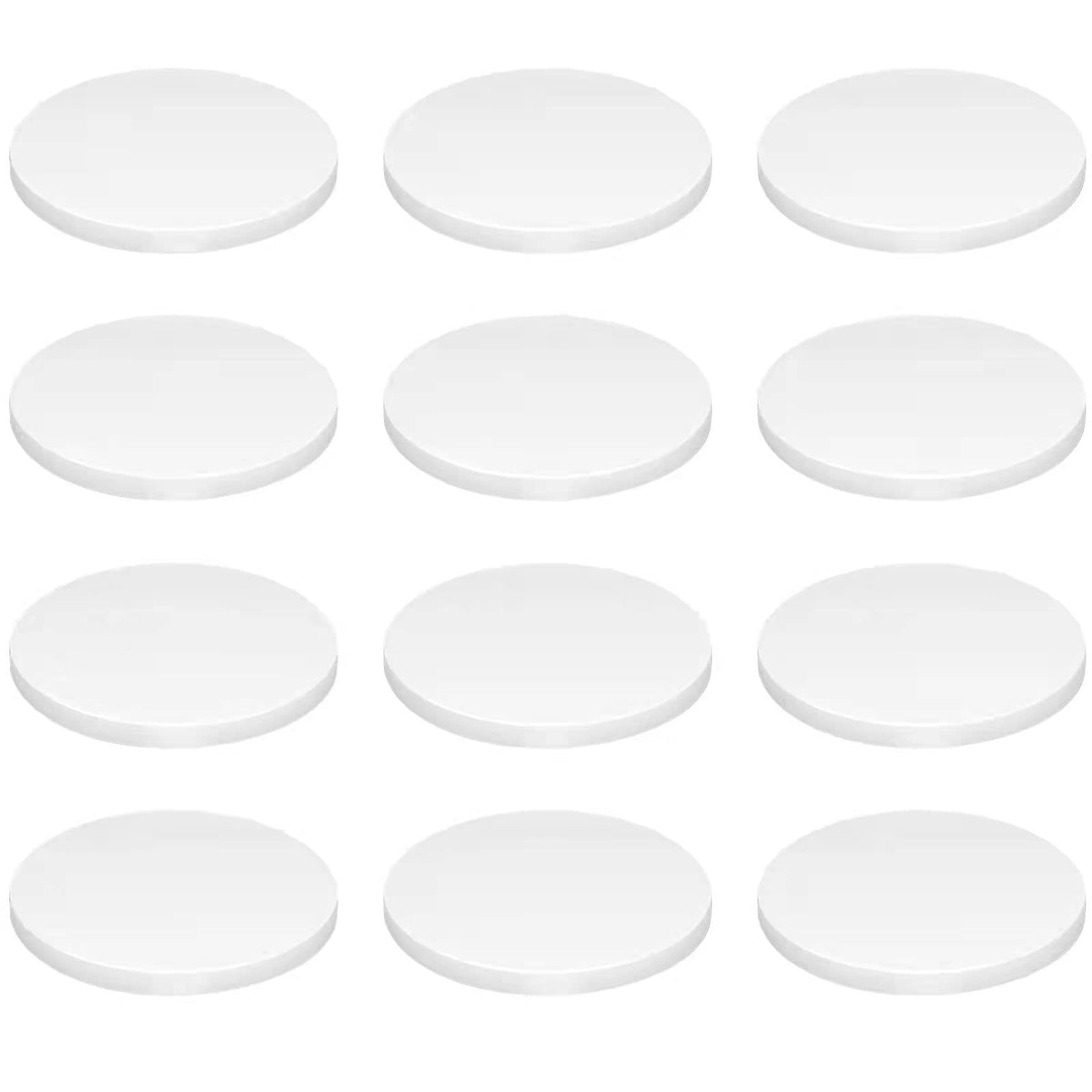 Saricho white ceramic coral frag plug round base for stable attachment.