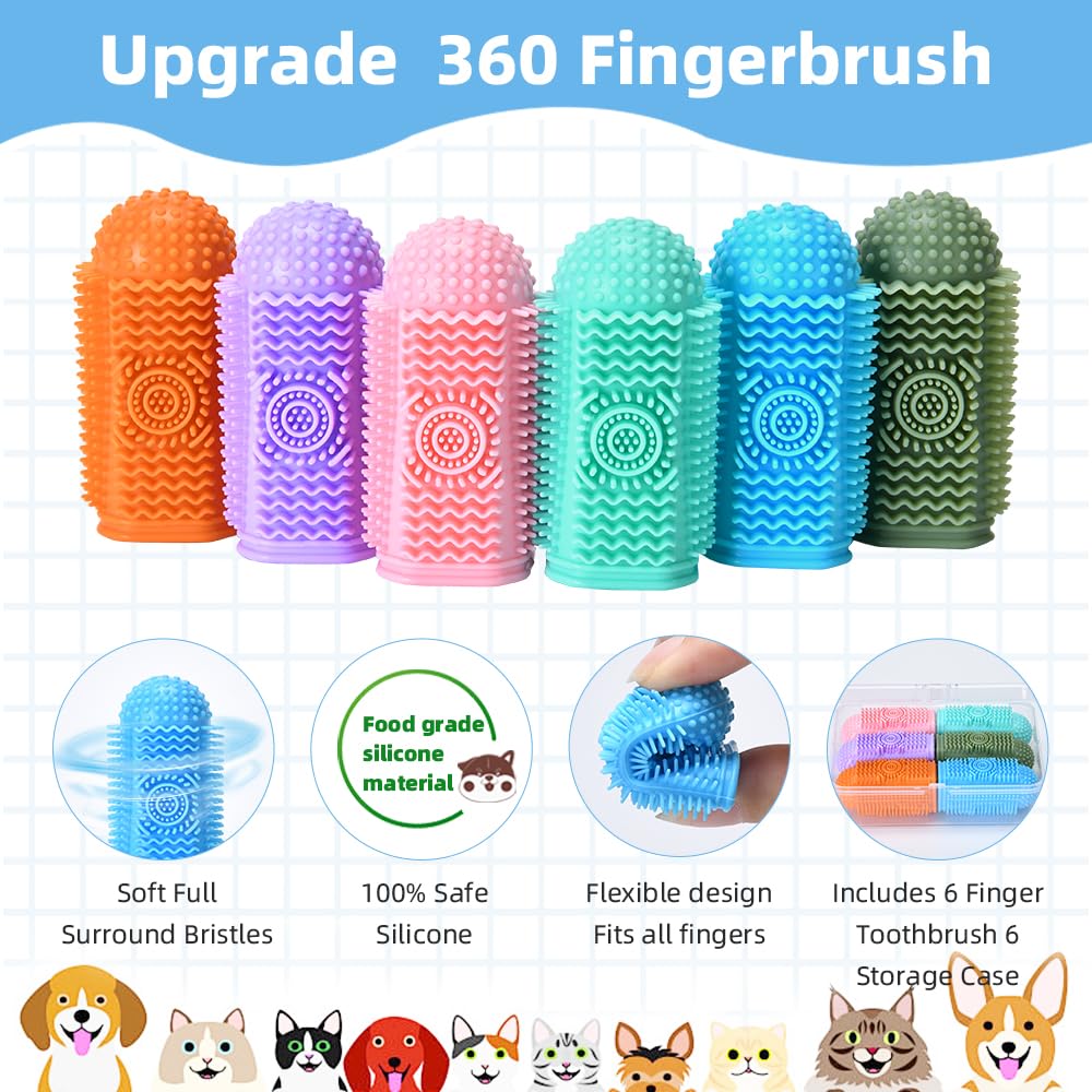Sarnxgr cat toothbrush supports dental care with soft bristles for comfortable cleaning
