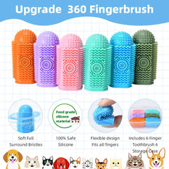 Sarnxgr cat toothbrush supports dental care with soft bristles for comfortable cleaning