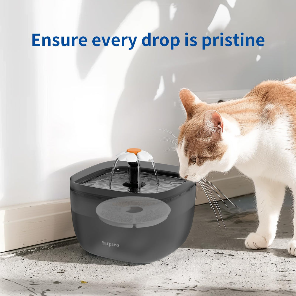 Sarpaws maintenance bundle, filters and sponges, simplifies routine fountain cleaning.